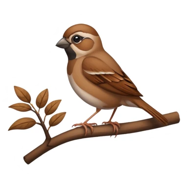 sparrow sticker