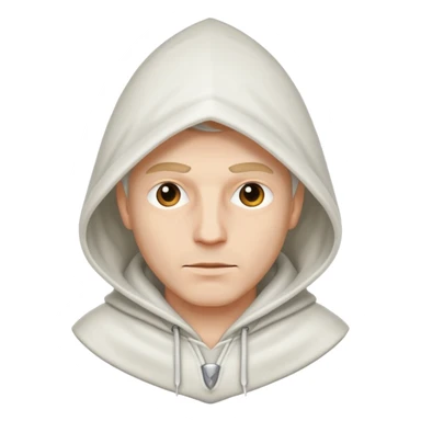 White man in white pointy hood sticker