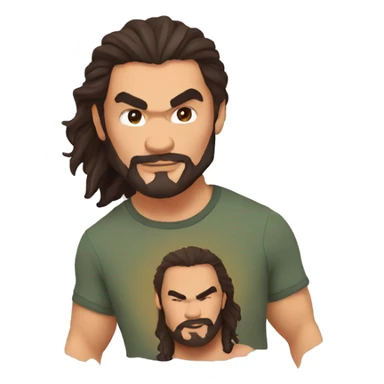 jason momoa wearing tee sticker