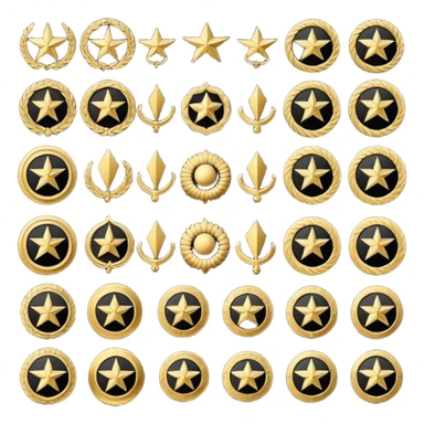 Tğrk Askeri rütbeler sticker