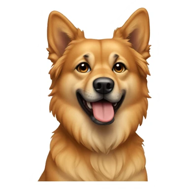 Tawny Chinook dog sticker