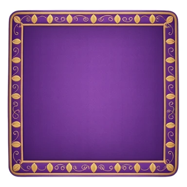 traditional patterned purple carpet sticker