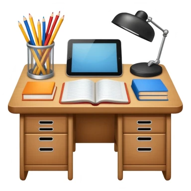school teacher's desk sticker