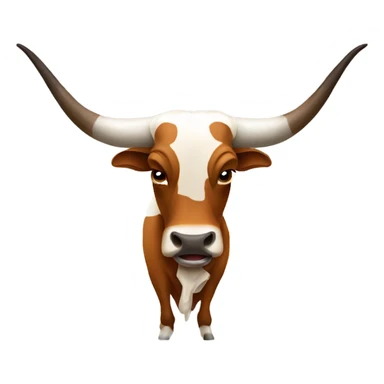 Crying Longhorn Bull sticker