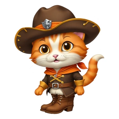 Puss in boots sticker