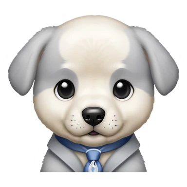 joe biden as a puppy sticker