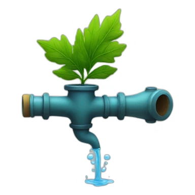 water pipe smoke leaves sticker