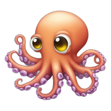 Octopus random colors sticker
