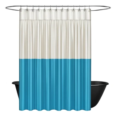 shower curtain sticker