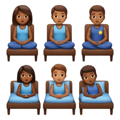 craeate me a series of emojis for those excersises:

Nose
Sit
Lay down
Spin
Focus
Drop
Walk next to me sticker