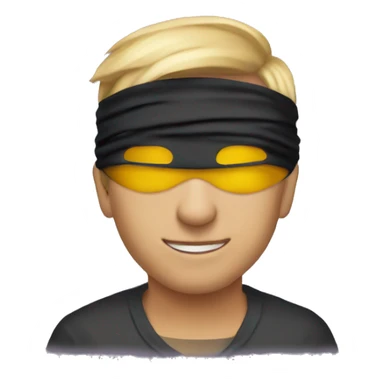 Make them both blindfolded  sticker