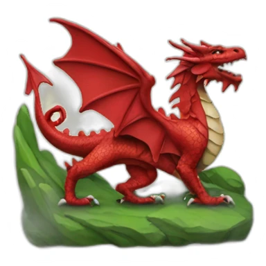 A Welsh Dragon  sticker
