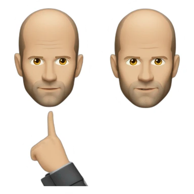 jason statham, the transporter sticker