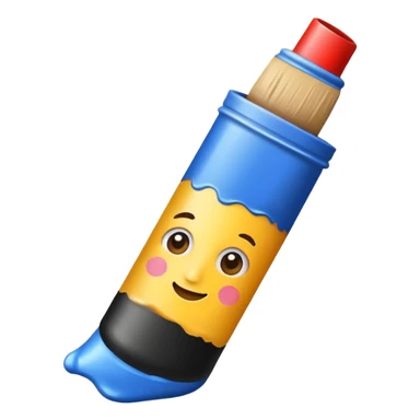 artist paint tube  sticker