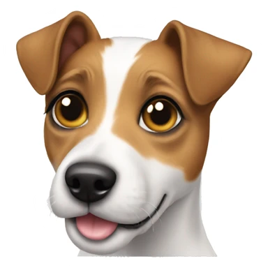 Girl Jack Russell Terrier sticker