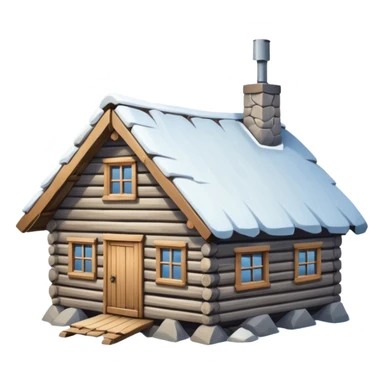 Norwegian mountain hut cabin sticker