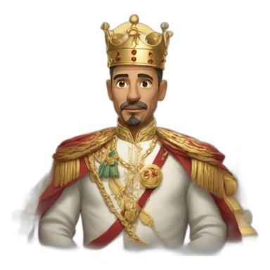 King of morocco sticker