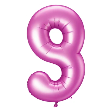 Birthday balloon number four sticker