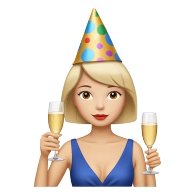 hazme una igual a la anterior pero cámbiale el pelo largo por uno corto no tan corto que le llegue a los hombros  sticker