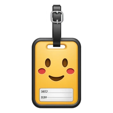 luggage tag sticker