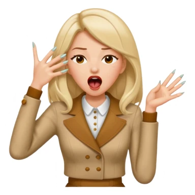 Slay girl emoji💅🥱böyle yap kızı yapma sticker