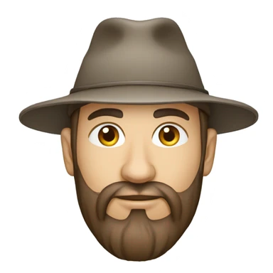 traditional azerbaijani male with caucasian hat sticker