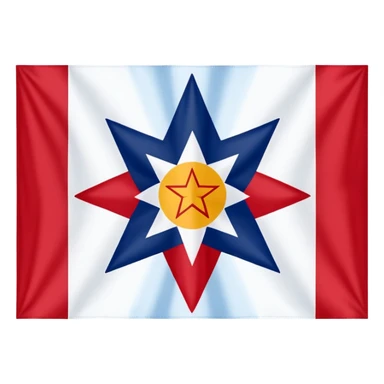 Native American Cherokee flag  sticker