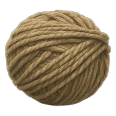 a ball of yarn sticker