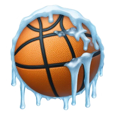 Basketball freezing sticker