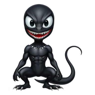 Venom-Toothless-fusion (full body) sticker