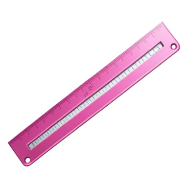 mac os icon, ruler, measures, pink sticker