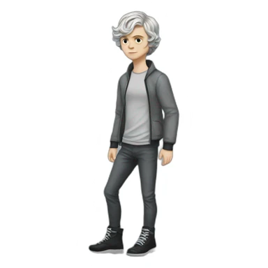 evan peters quicksilver full body sticker