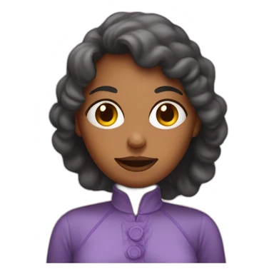 Lady with pre menstrual syndrome sticker