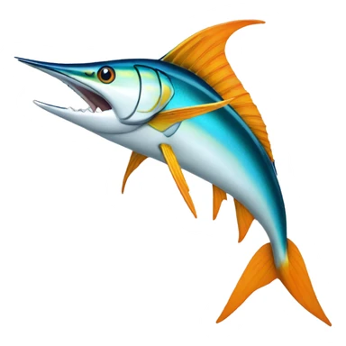 marlin with motor sticker