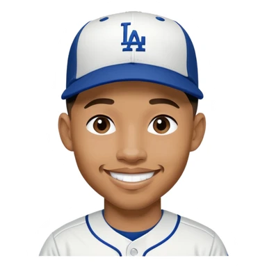 Mookie Betts with Dodgers Uniform sticker