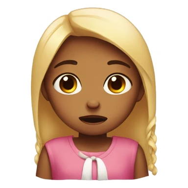 Girl crying and saying sorry  sticker