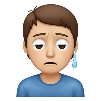 drawn stick man ruing sticker