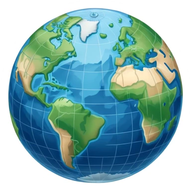 an icon featuring an earth with attitude and longitude lines, a textbook, and a topographic map, symbolizing geography as a science. The design includes a compass, mountain ranges, and rivers, representing the study of Earth's features and landscapes. Transparent background highlights geography. sticker