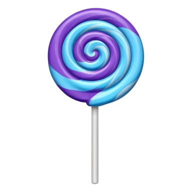lolipop roxo e azul sticker