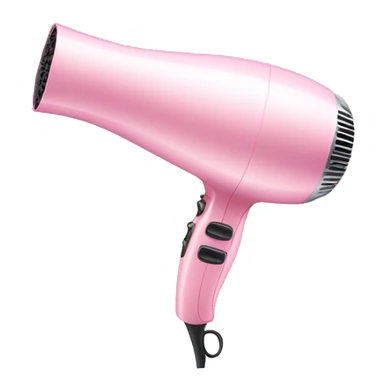 Light pink hair dryer sticker