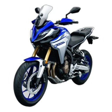 Yamaha tracer 7 icon performance blue and silver sticker