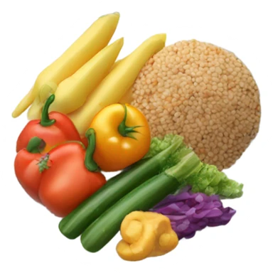 plate with healthy food sticker