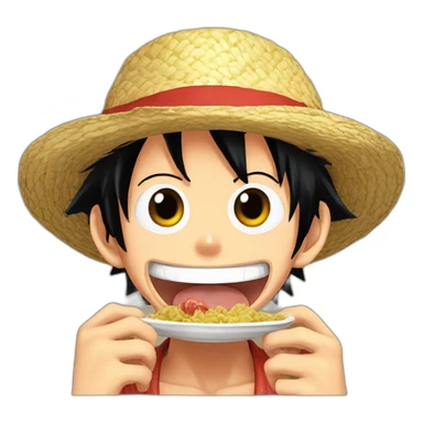 Monkey D.Luffy eat Monkey sticker