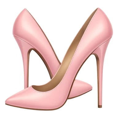 Pastel pink stilettos  sticker