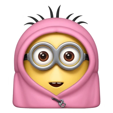 Minions rosa sticker