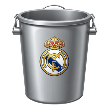 Real Madrid poubelle sticker