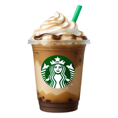 to go starbucks iced coffee, no whip cream sticker