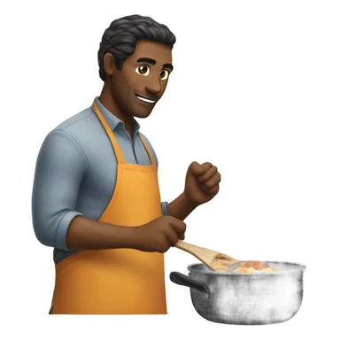 Man cooked sticker