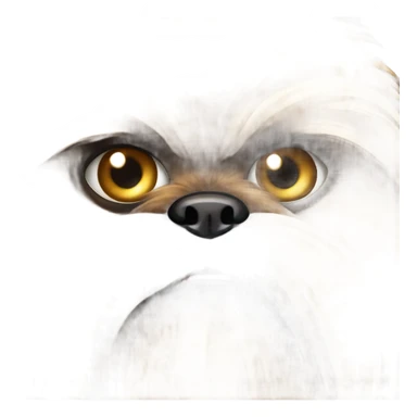 brussels griffon ewok, angry and wild sticker