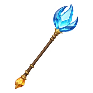elemental magic staff sticker
